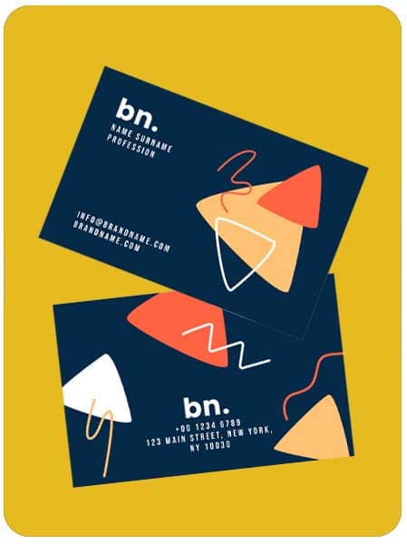 Textured Business Cards